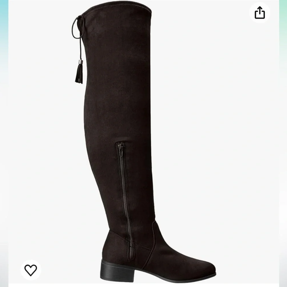 MADDEN GIRL Women's Prissley Riding Boot Black EUC 7.5 $100